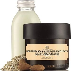 NWT The Body Shop Mediterranean almonds milk with oats instant soothing mask